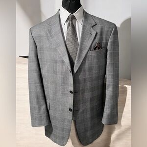 Nautica Gray Checkered Sport Coat